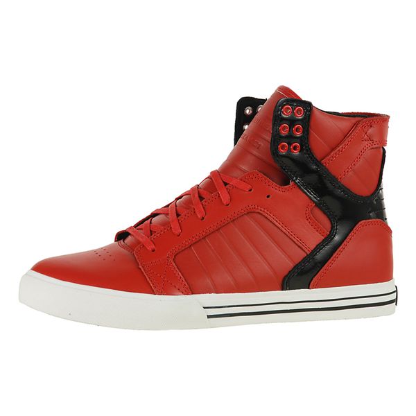Supra Womens SkyTop High Top Shoes - Red | Canada O0716-1D43